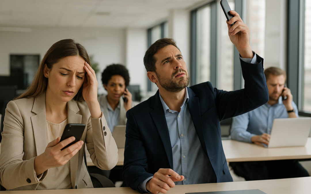 Hvorfor har bedrifter dårlig mobildekning innendørs? 